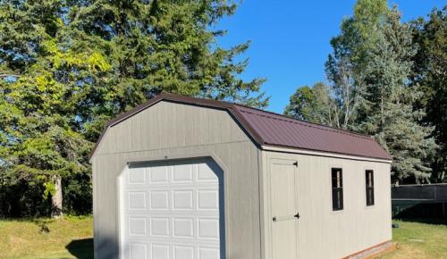 Loft-Style Portage Garage by BetterWaySheds