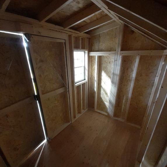 Garden shed_better way sheds_fits through fence_inside