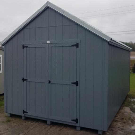 Blue 10x16 Shed